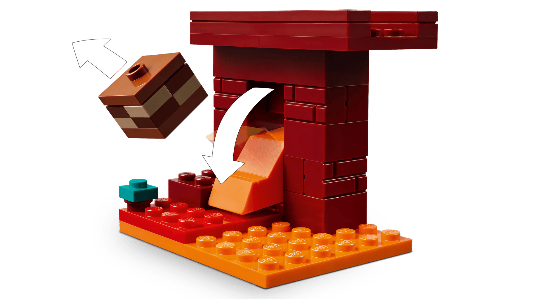 LEGO MINECRAFT - THE NETHER LAVA BATTLE #21266 5702017815404