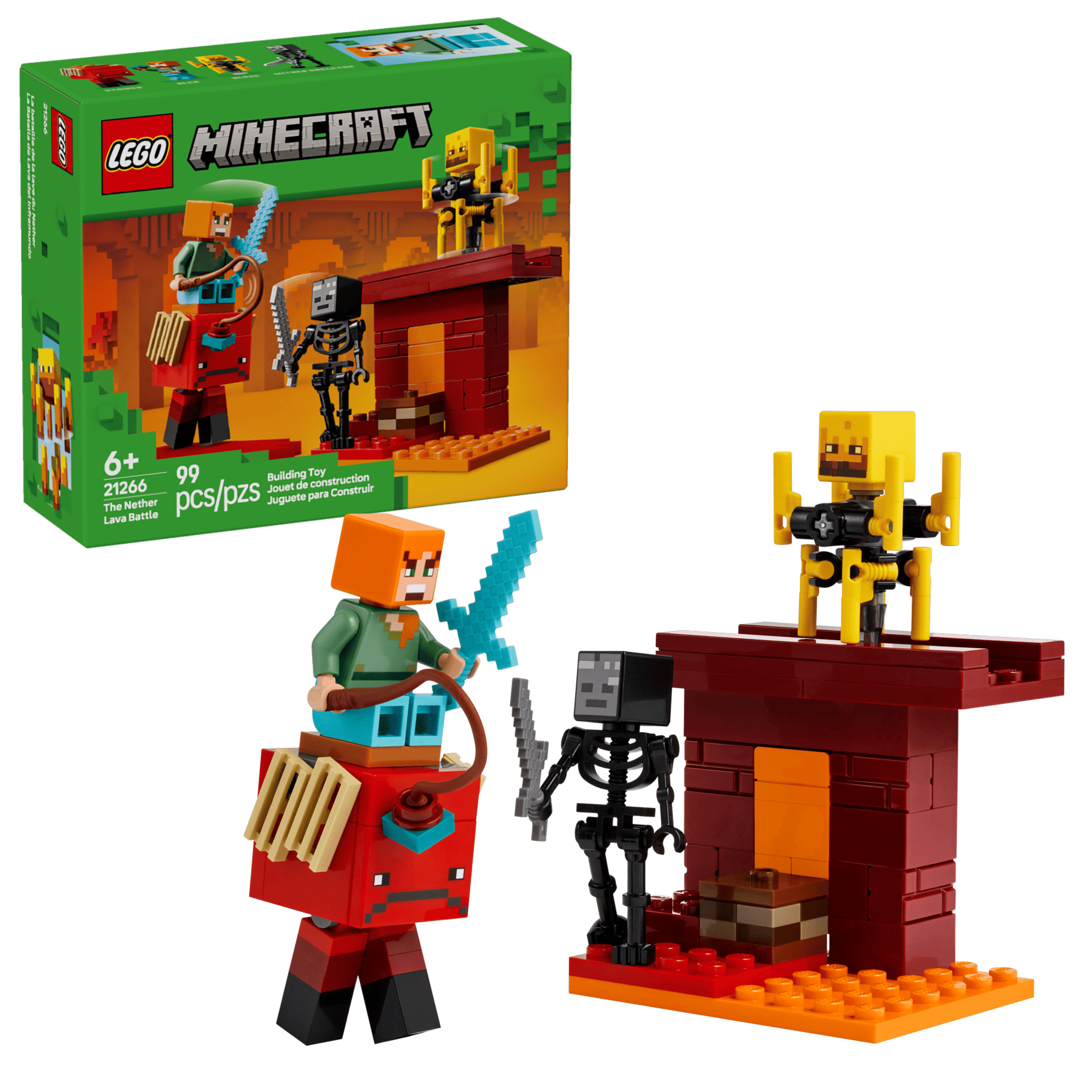 LEGO MINECRAFT - THE NETHER LAVA BATTLE #21266 5702017815404
