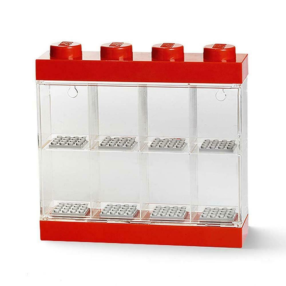 LEGO MINIFIGURE DISPLAY CASE 8 RED 5711938023577
