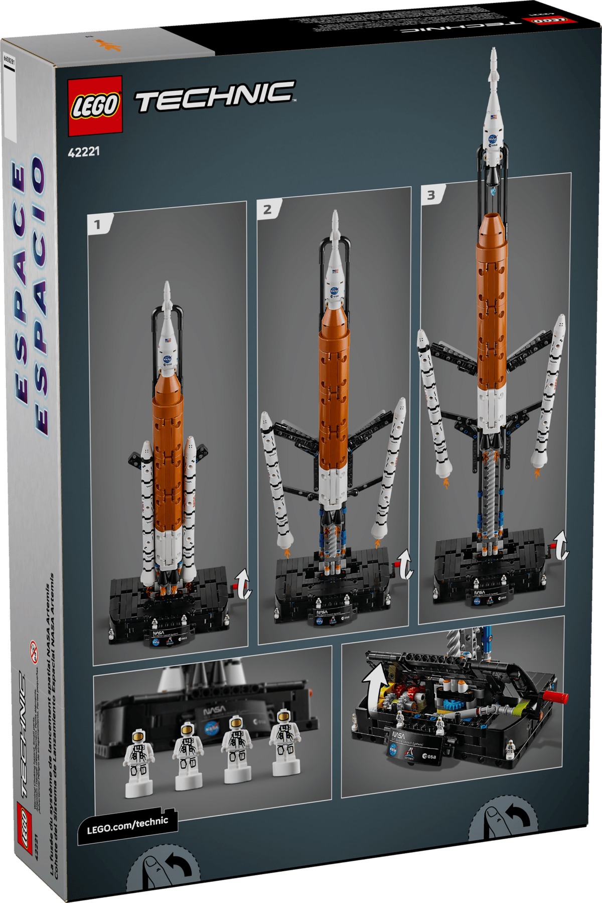 LEGO TECHNIC - NASA ARTEMIS SPACE LAUNCH SYSTEM ROCKET #42221 5702018067499