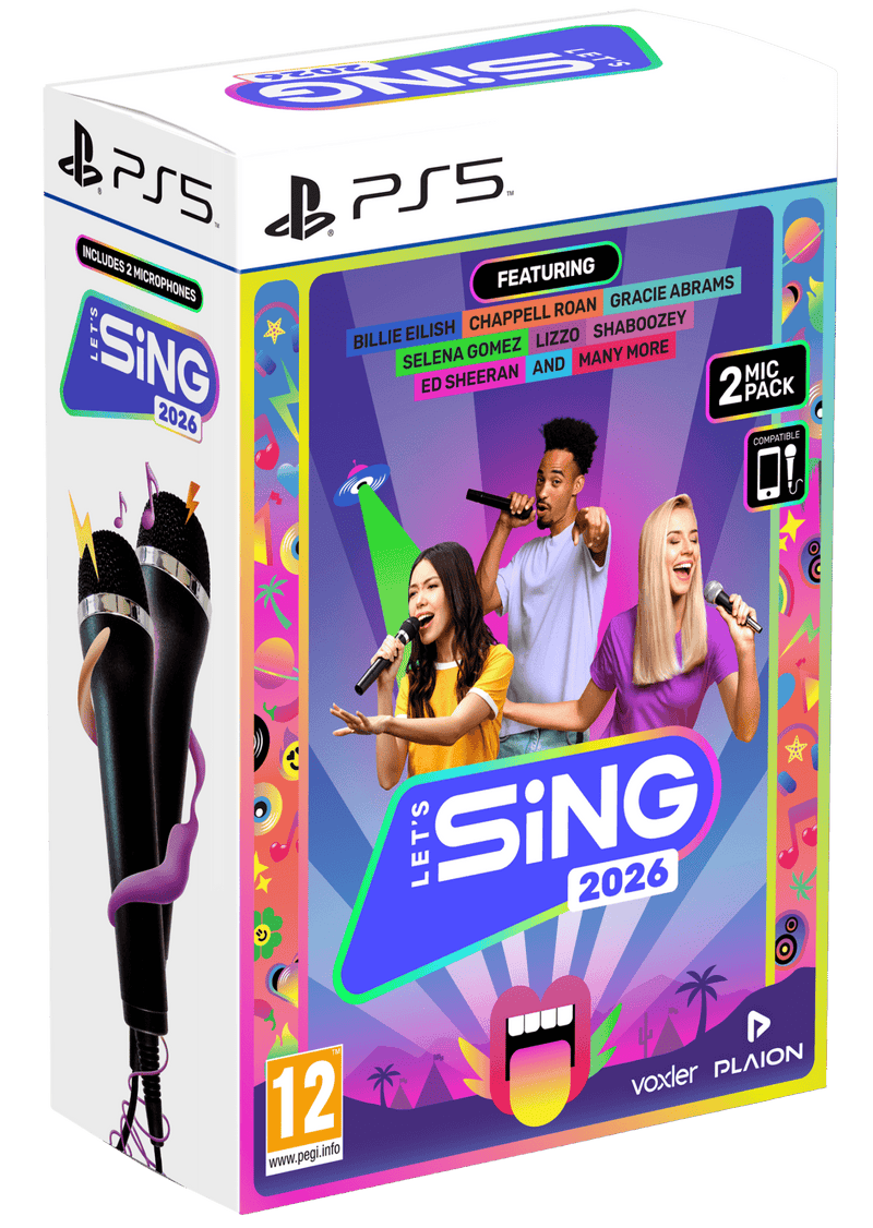 Let's Sing 2026 + 2 Mic Pack (Playstation 5) 4020628555290_1
