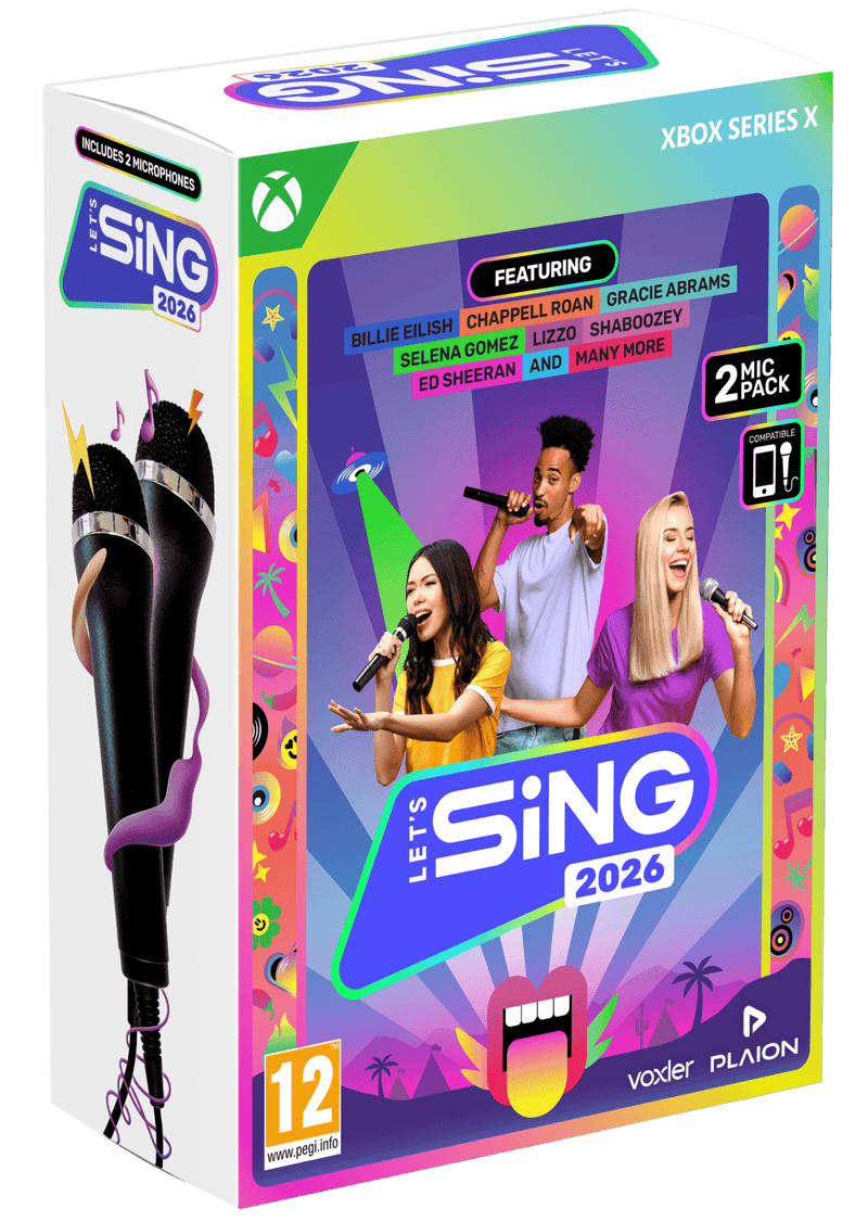 Let's Sing 2026 + 2 Mic Pack (Playstation 5) 4020628555290