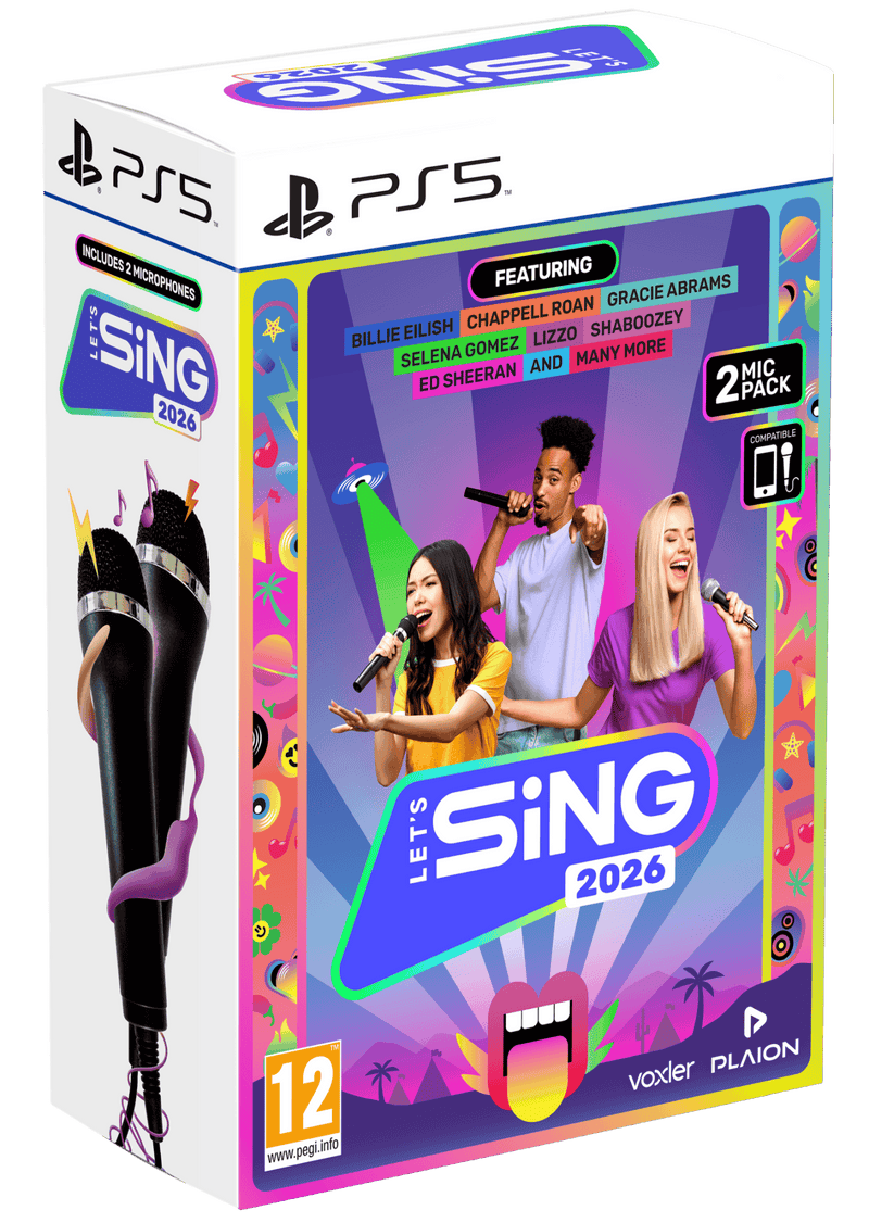 Let's Sing 2026 + 2 Mic Pack (Playstation 5) 4020628555290