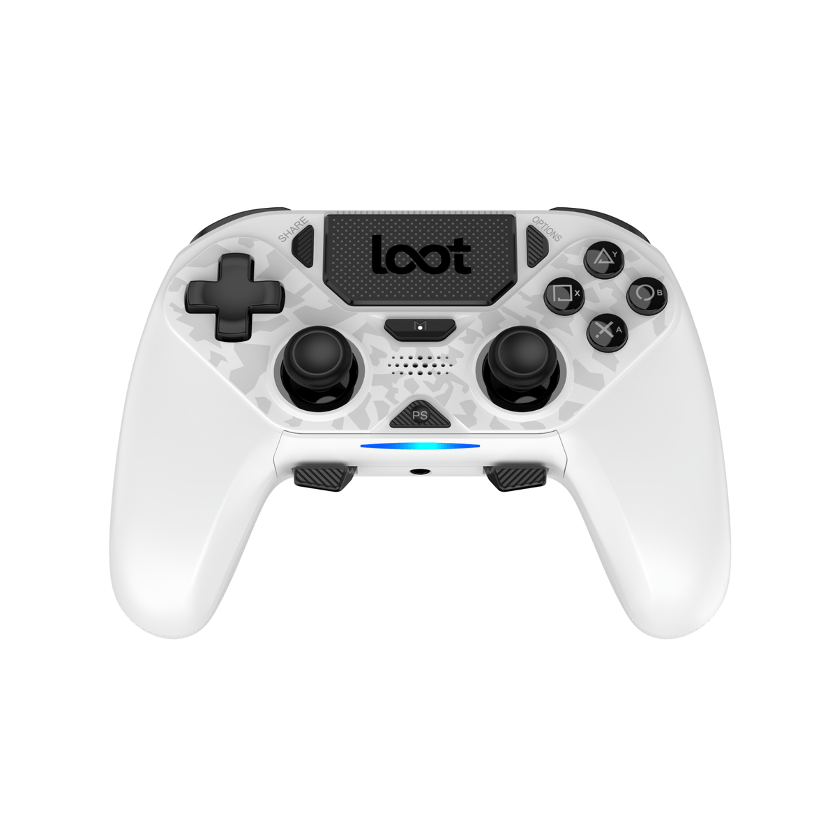 LOOT BREZŽIČNI KONTROLE ZA PS4/SWITCH/PC/MOBILE - BELE BARVE 3830048370004
