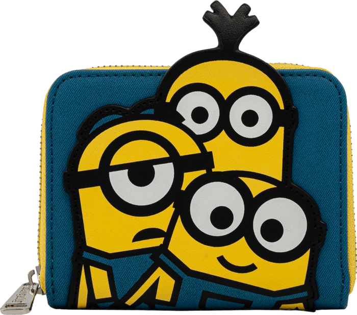 LOUNGEFLY MINION TRIPLE MINION BELLO ZIP AROUND DENARNICA 671803375840