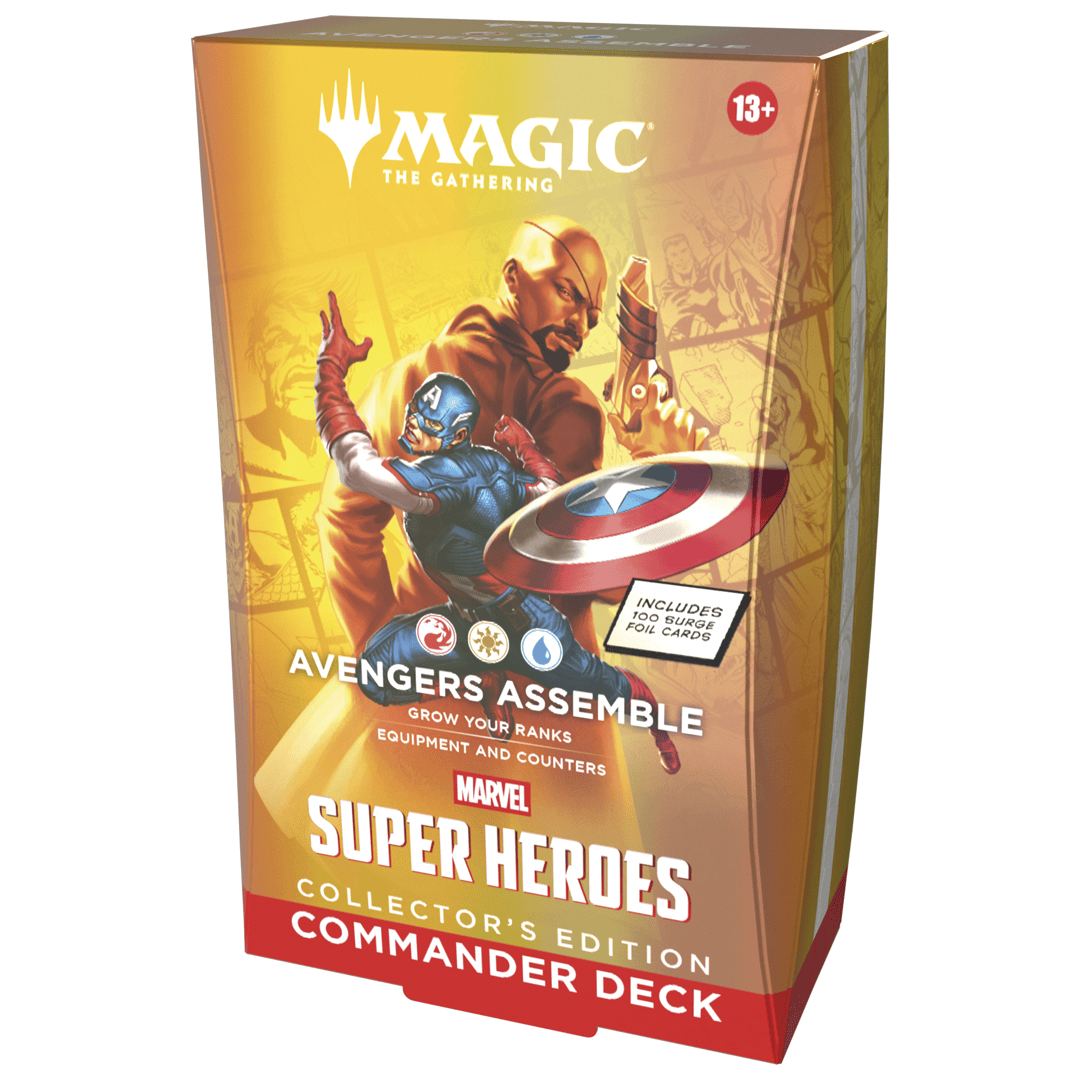 Magic: The Gathering: Marvel Super Heroes – Collector Deck Display (4 Decks) 195166313092