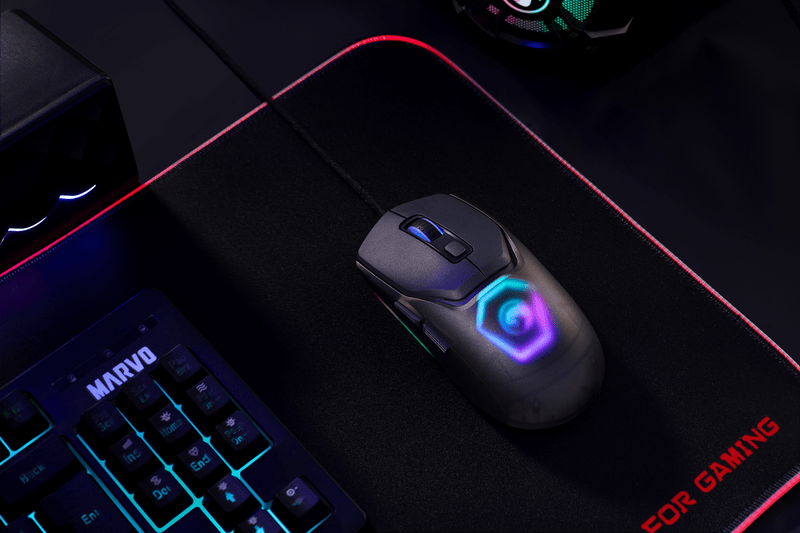 MARVO Fit Lite G1 gaming miška siva - ODPRTA EMBALAŽA 3200000004030
