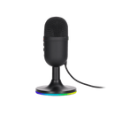 MARVO MIC-06 BK ŽIČNI MIKROFON RGB ČRNE BARVE 6932391930052