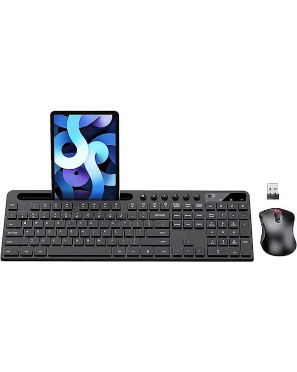 MARVO OFFICE KC411W EN BK BREZŽIČNI KOMPLET TIPKOVNICE IN MIŠKE ČRNE BARVE - SLO/HR LAYOUT 6932391937136