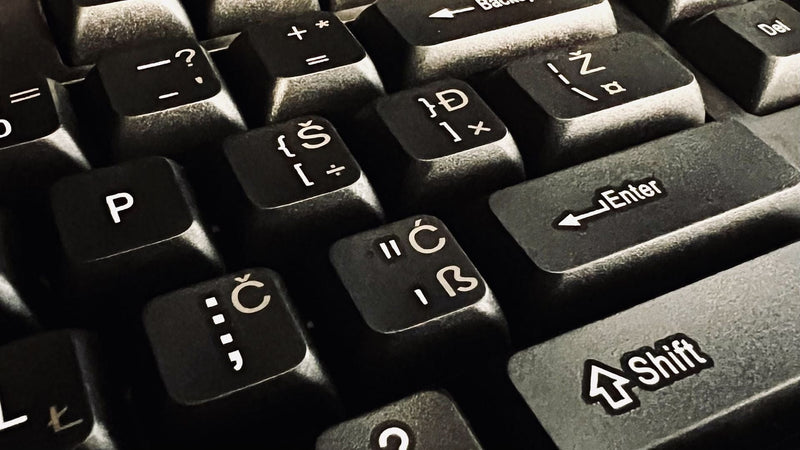 MARVO OFFICE WS005 HR WH brezžični komplet tipkovnice in miške črne barve - SLO/HR LAYOUT 6932391937112