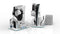 MAXX TECH PS5 SLIM DLX LED MULTI-FUNKCIJSKO STOJALO ZA POLNJENJE 5055957705084