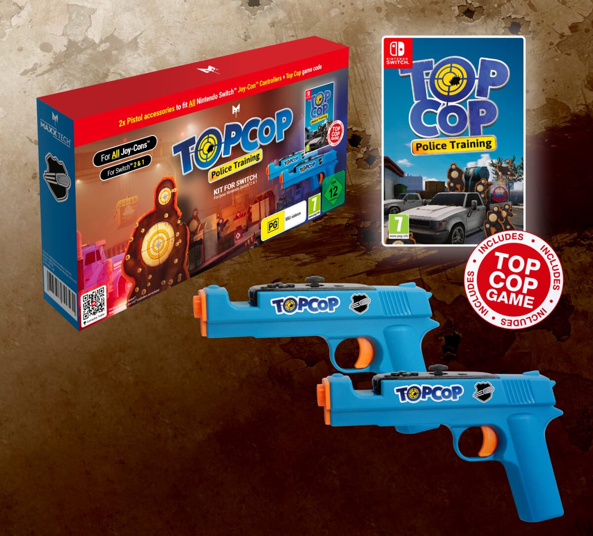 MAXX TECH TOP COP: POLICE TRAINING GAME KIT za SWITCH 2&1 (CIAB) 5055957706920