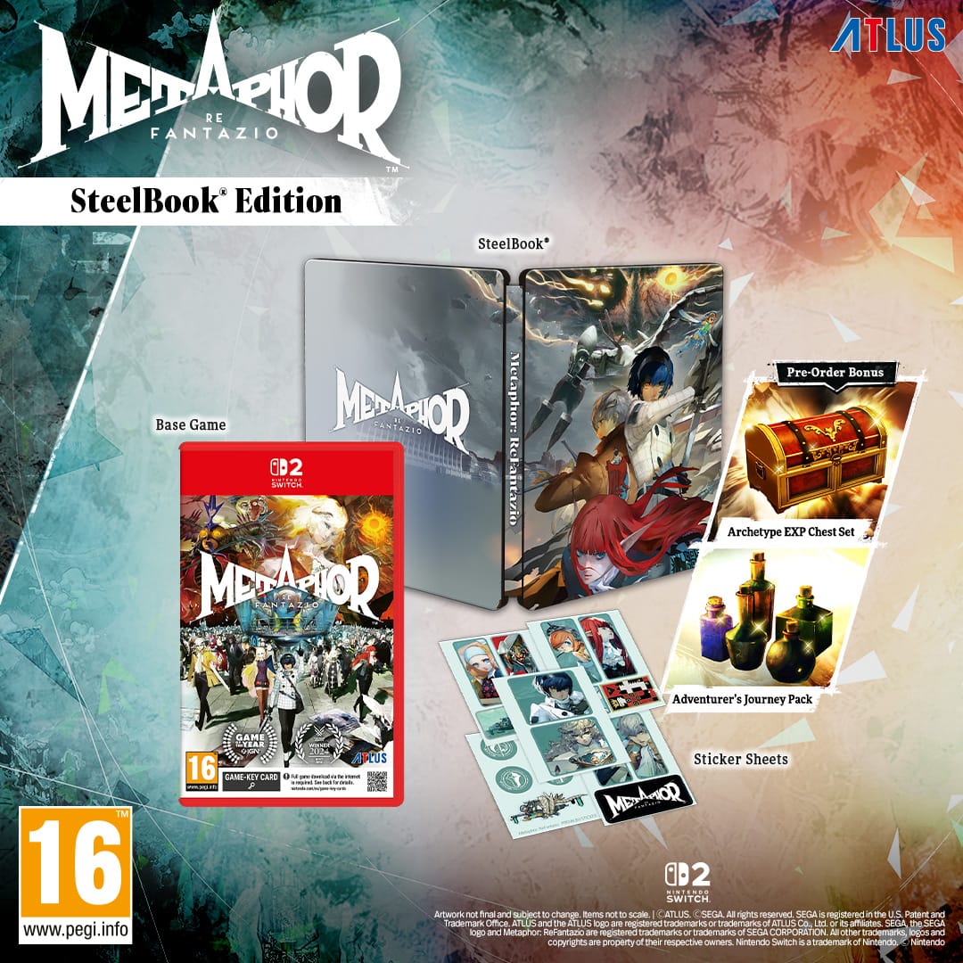 Metaphor: Refantazio - Steelbook Edition (Nintendo Switch 2) 5055277058914