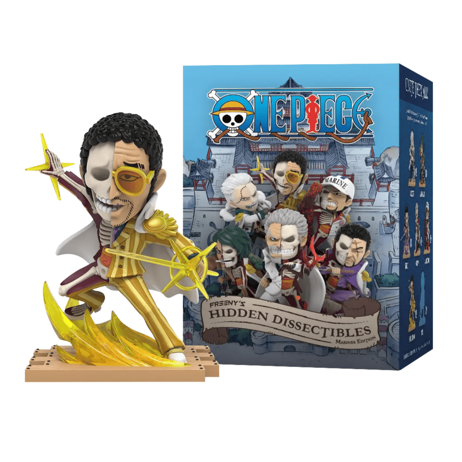 MIGHTY JAXX - FREENY’S HIDDEN DISSECTIBLES: ONE PIECE (MARINE EDITION) 658215278853