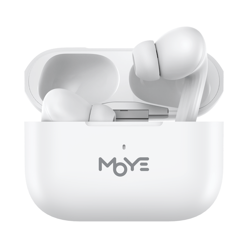 MOYE AURRAS 3 brezžične slušalke - bele barve 8605042616053