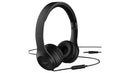 MOYE ENYO, zložljive slušalke z mikrofonom - črne barve 8605042602285
