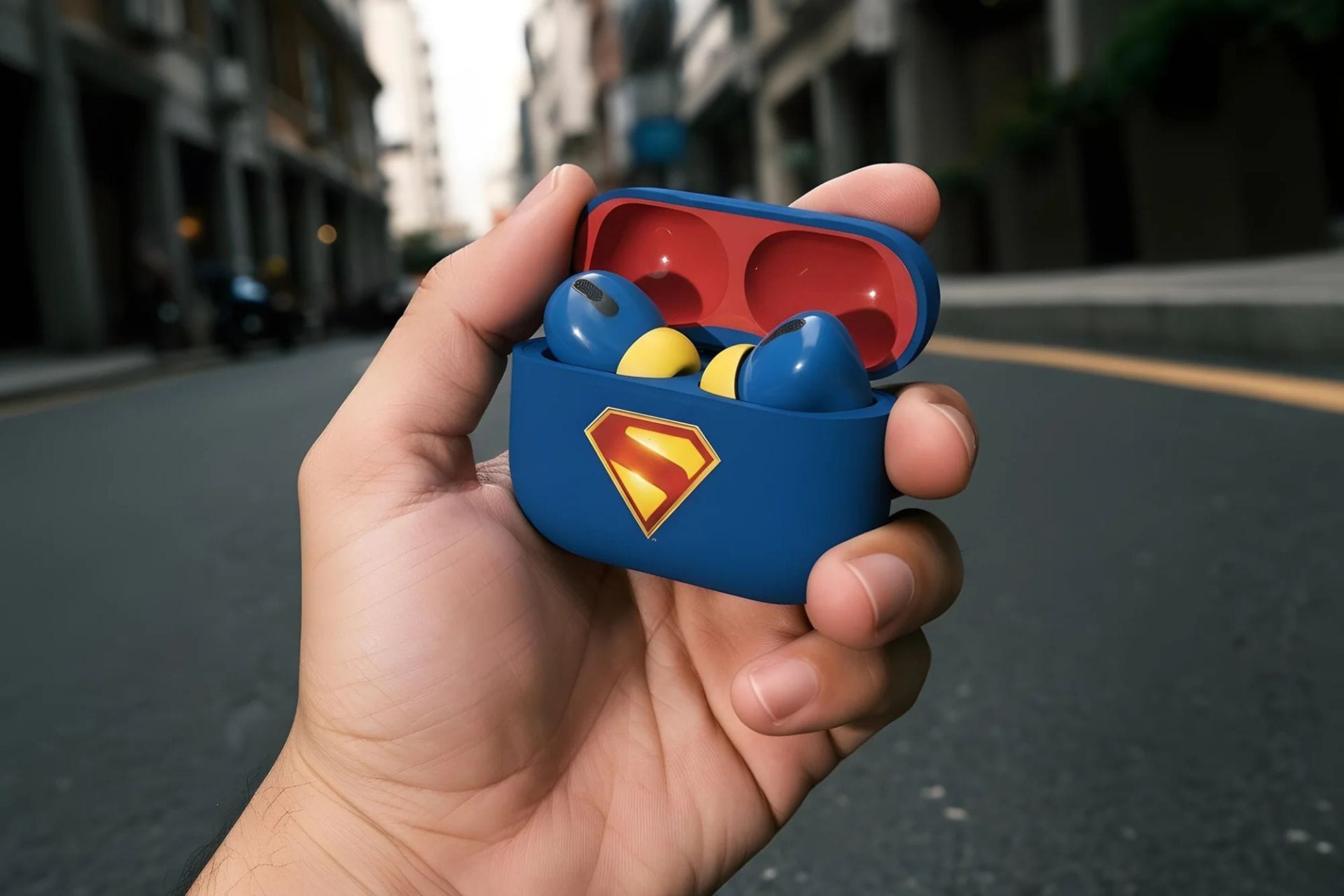 MOYE TRUE WIRELESS EARBUDS - SUPERMAN brezžične ušesne slušalke 8605042625284