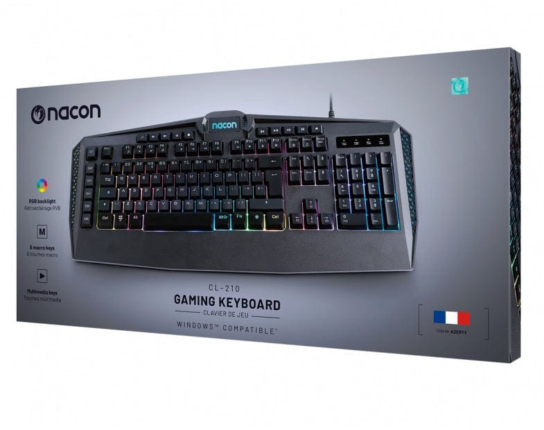 Nacon | GAMING KEYBOARD CL-210 UK žična tipkovnica 3665962003239