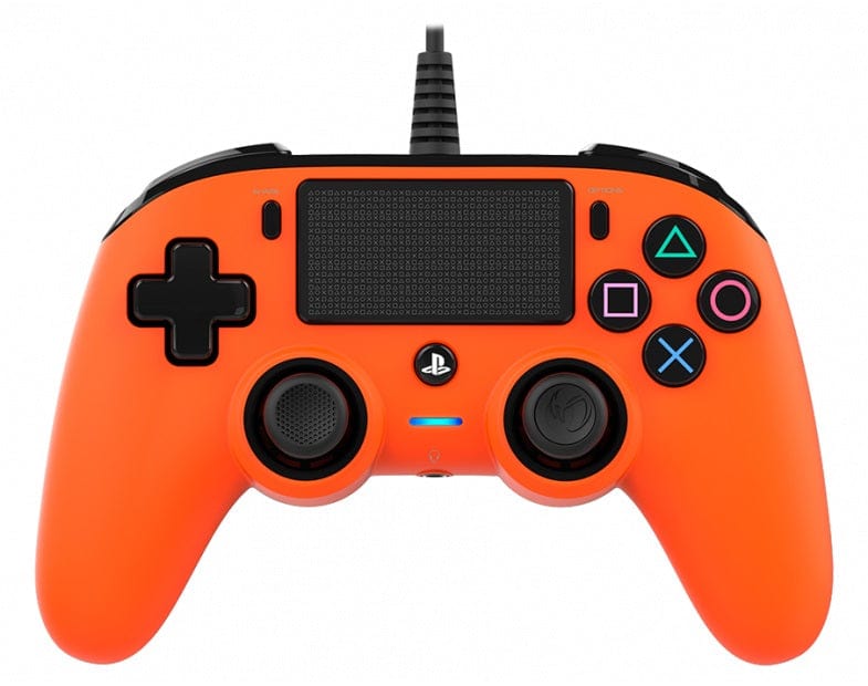 NACON PS4 ŽIČNI IGRALNI PLOŠČEK, ORANŽEN 3499550360745