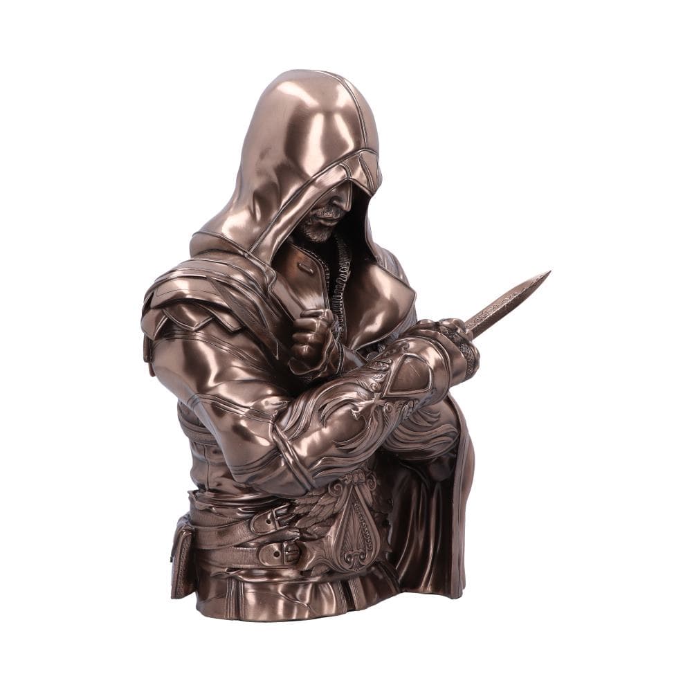 NEMESIS NOW ASSASSIN'S CREED® EZIO BUST BRONZE figura 30CM 801269150686