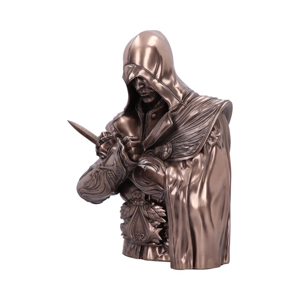 NEMESIS NOW ASSASSIN'S CREED® EZIO BUST BRONZE figura 30CM 801269150686