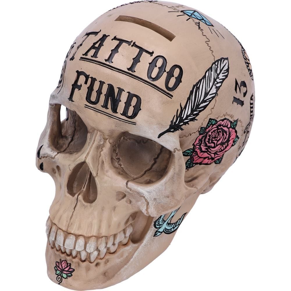 NEMESIS NOW Bone Tattoo Fund hranilnik 801269138004