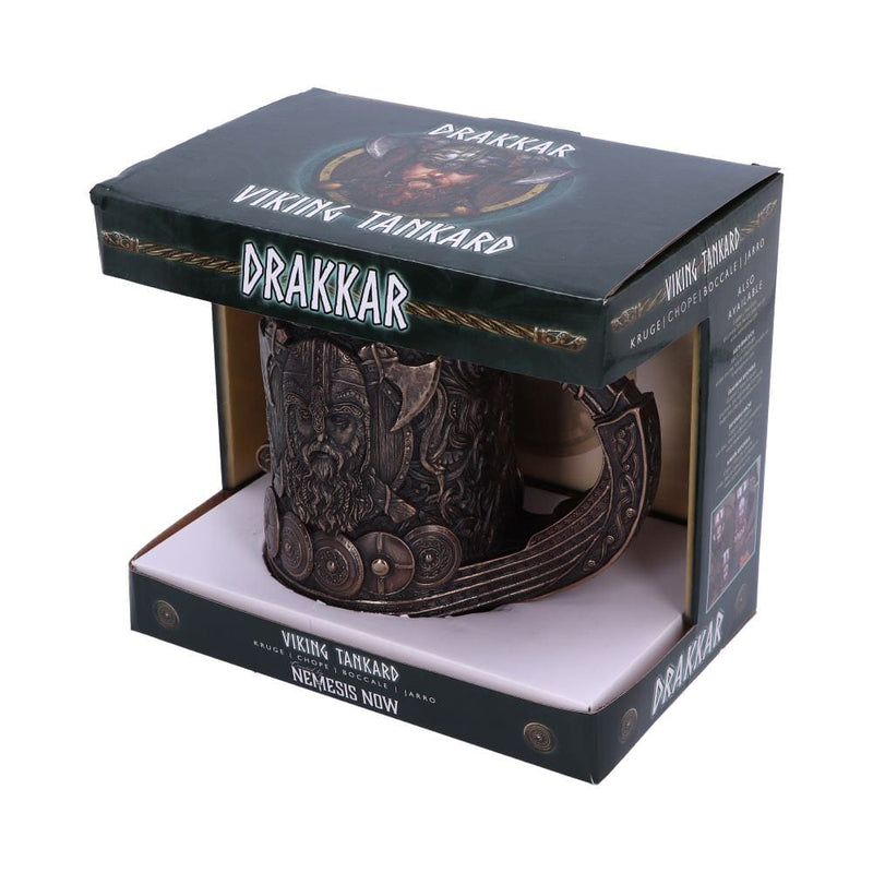 NEMESIS NOW BRONZE DRAKKAR VIKING vrč 15CM 801269135003