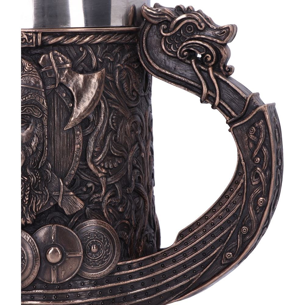 NEMESIS NOW BRONZE DRAKKAR VIKING vrč 15CM 801269135003