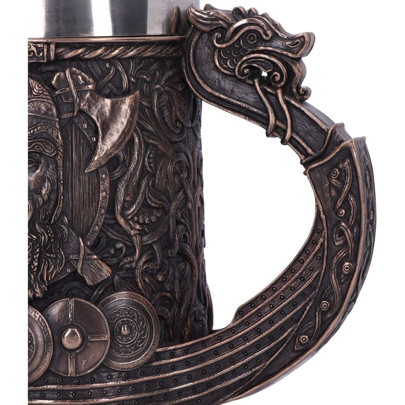 NEMESIS NOW BRONZE DRAKKAR VIKING vrč 15CM 801269135003