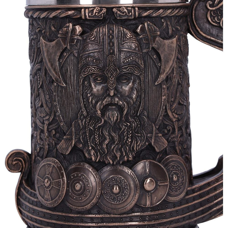 NEMESIS NOW BRONZE DRAKKAR VIKING vrč 15CM 801269135003