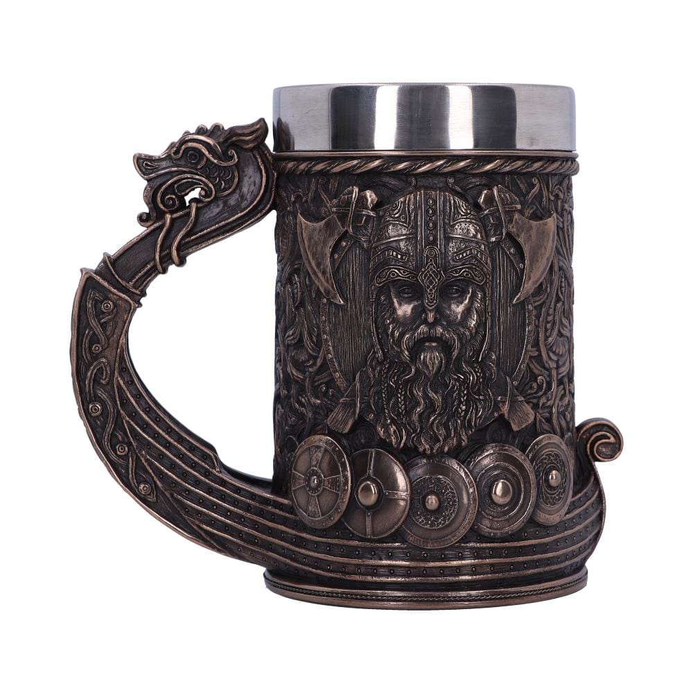NEMESIS NOW BRONZE DRAKKAR VIKING vrč 15CM 801269135003