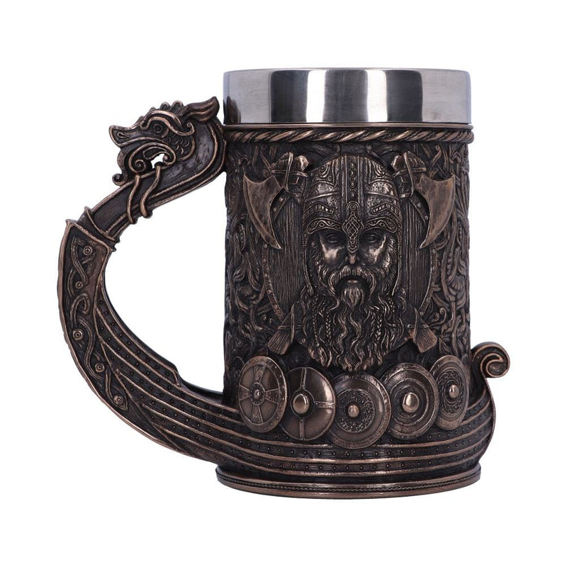 NEMESIS NOW BRONZE DRAKKAR VIKING vrč 15CM 801269135003