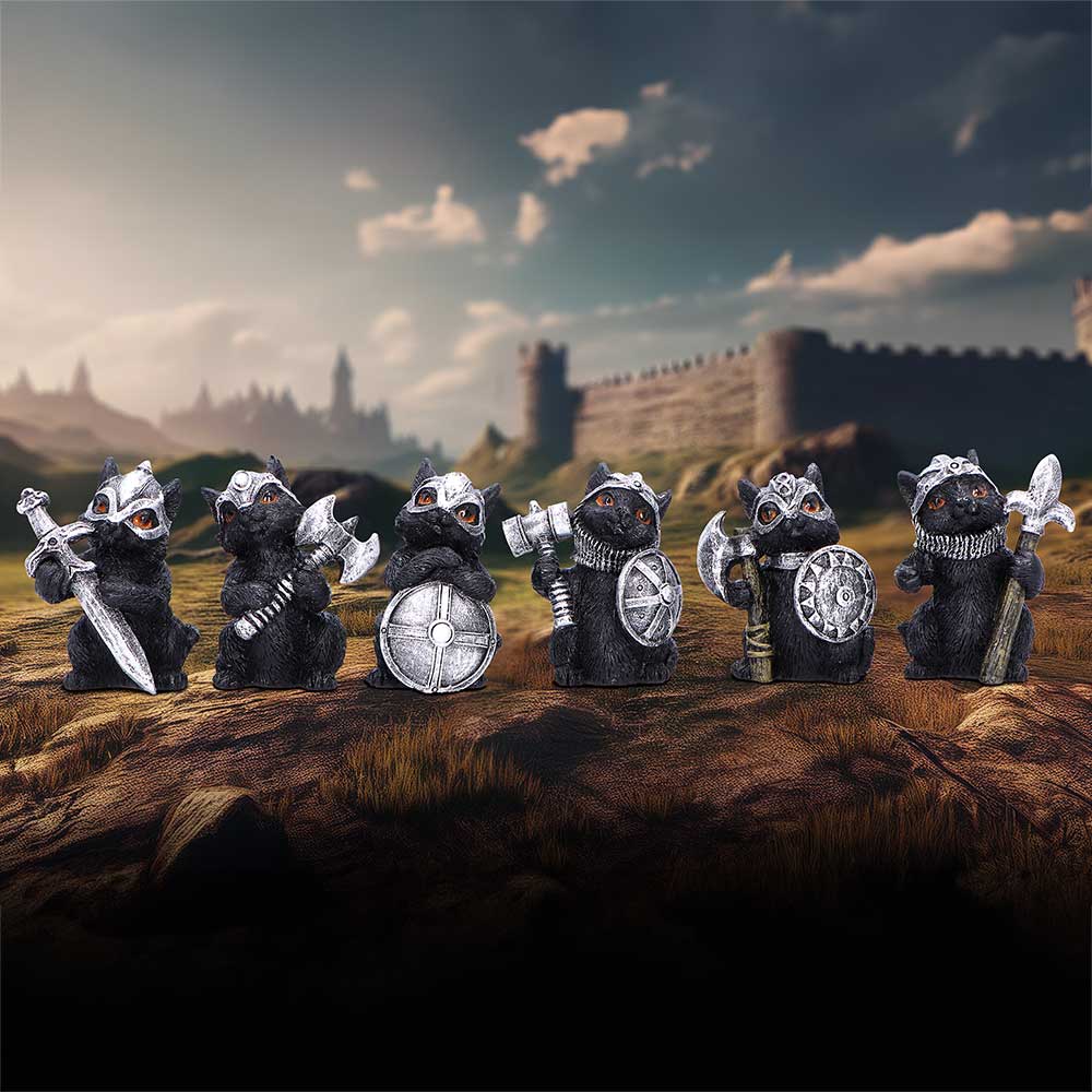 NEMESIS NOW CAT CRUSADERS set figur 801269156336