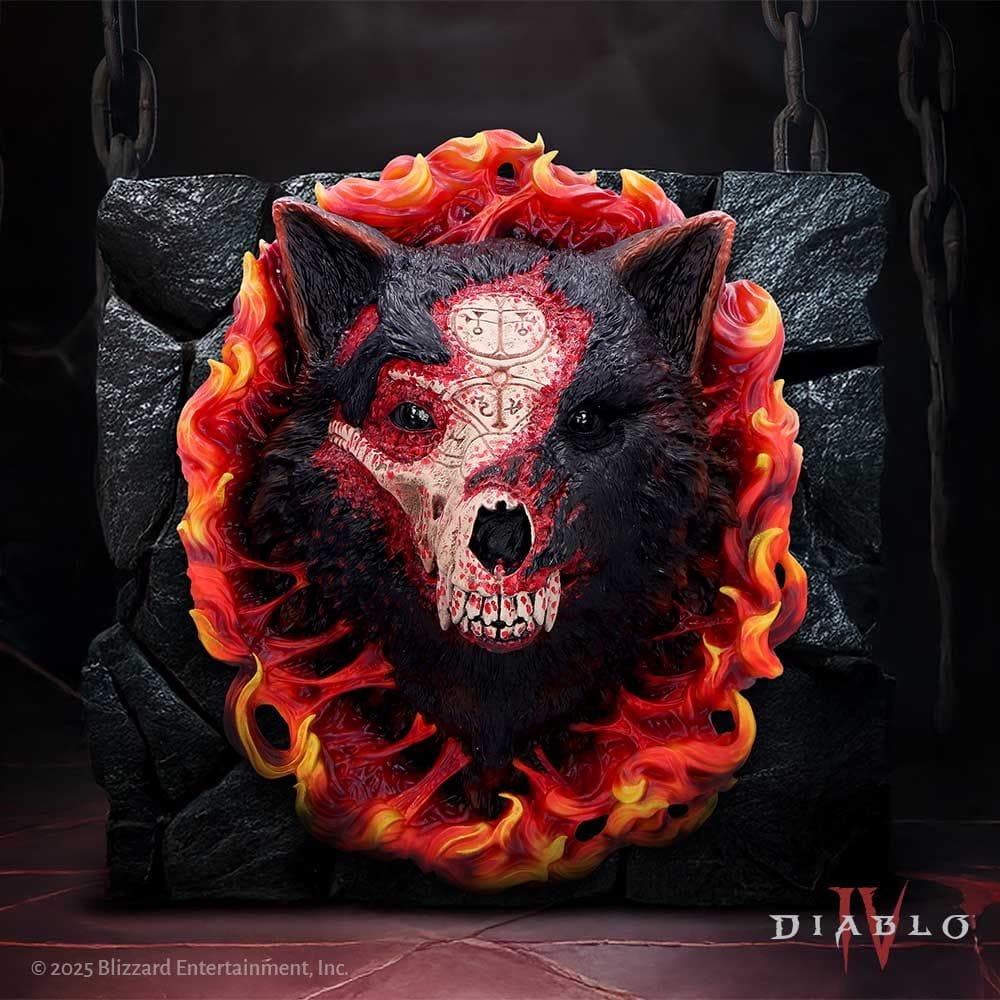 NEMESIS NOW DIABLO® IV MEPHISTO WALL PLAQUE dekoracija 29.3CM 801269158699
