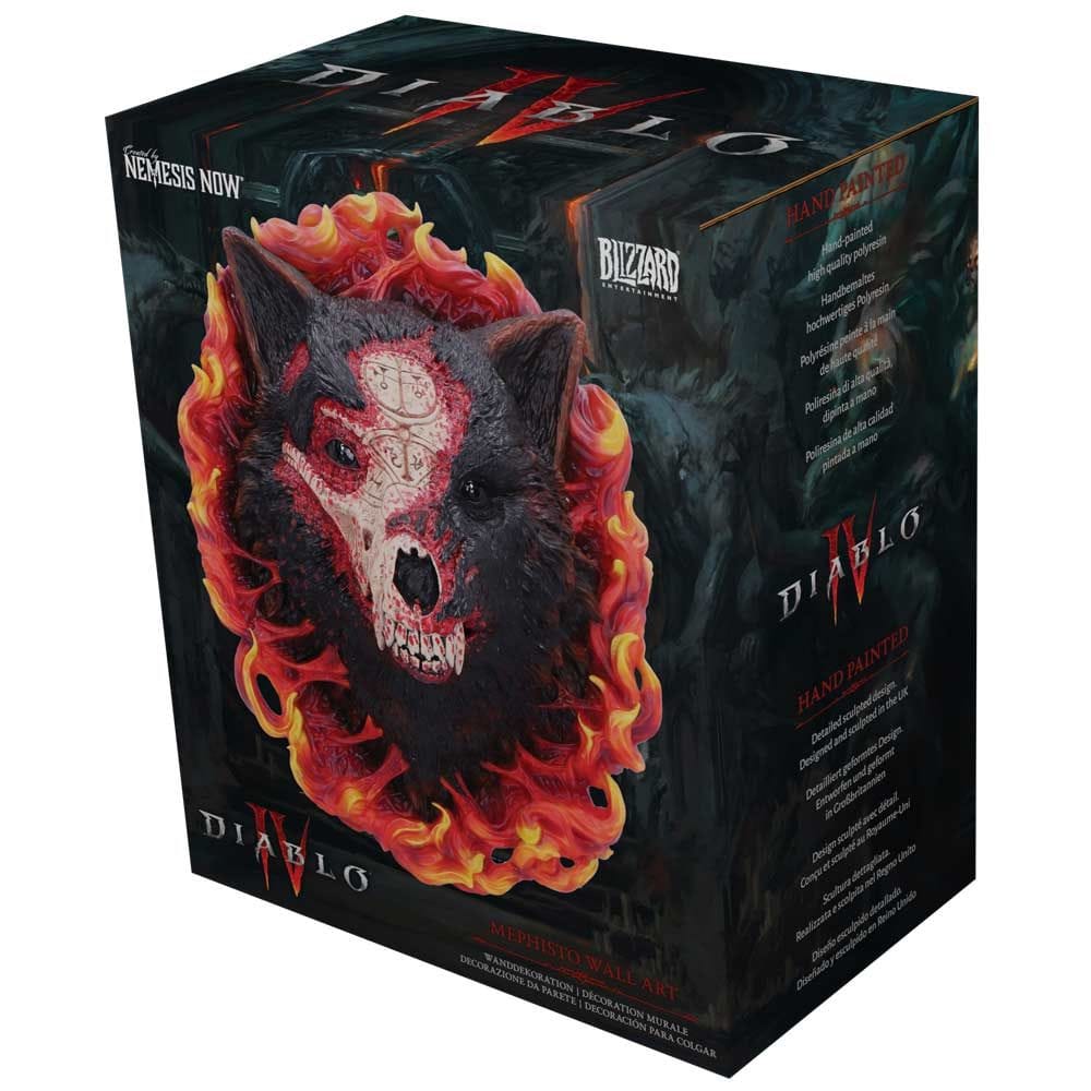 NEMESIS NOW DIABLO® IV MEPHISTO WALL PLAQUE dekoracija 29.3CM 801269158699