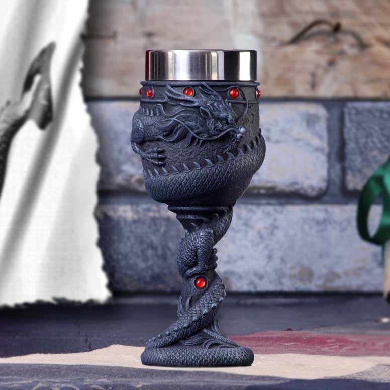NEMESIS NOW DRAGON COIL kelih 20CM 801269110727