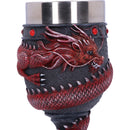 NEMESIS NOW DRAGON COIL RED kelih 20CM 801269146115