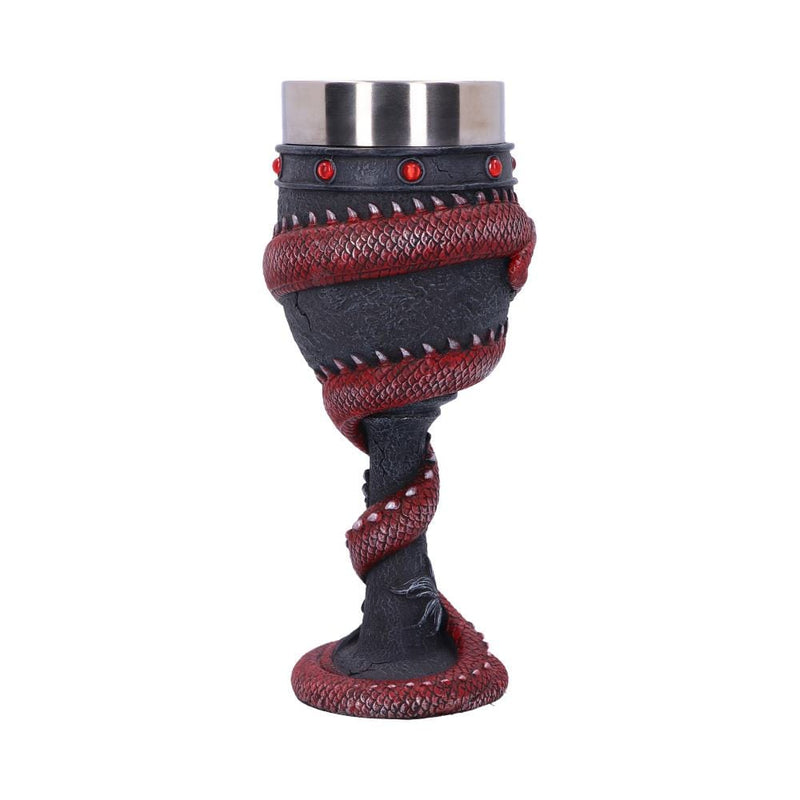 NEMESIS NOW DRAGON COIL RED kelih 20CM 801269146115