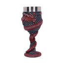 NEMESIS NOW DRAGON COIL RED kelih 20CM 801269146115