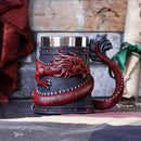 NEMESIS NOW DRAGON COIL RED vrč 16CM 801269146139