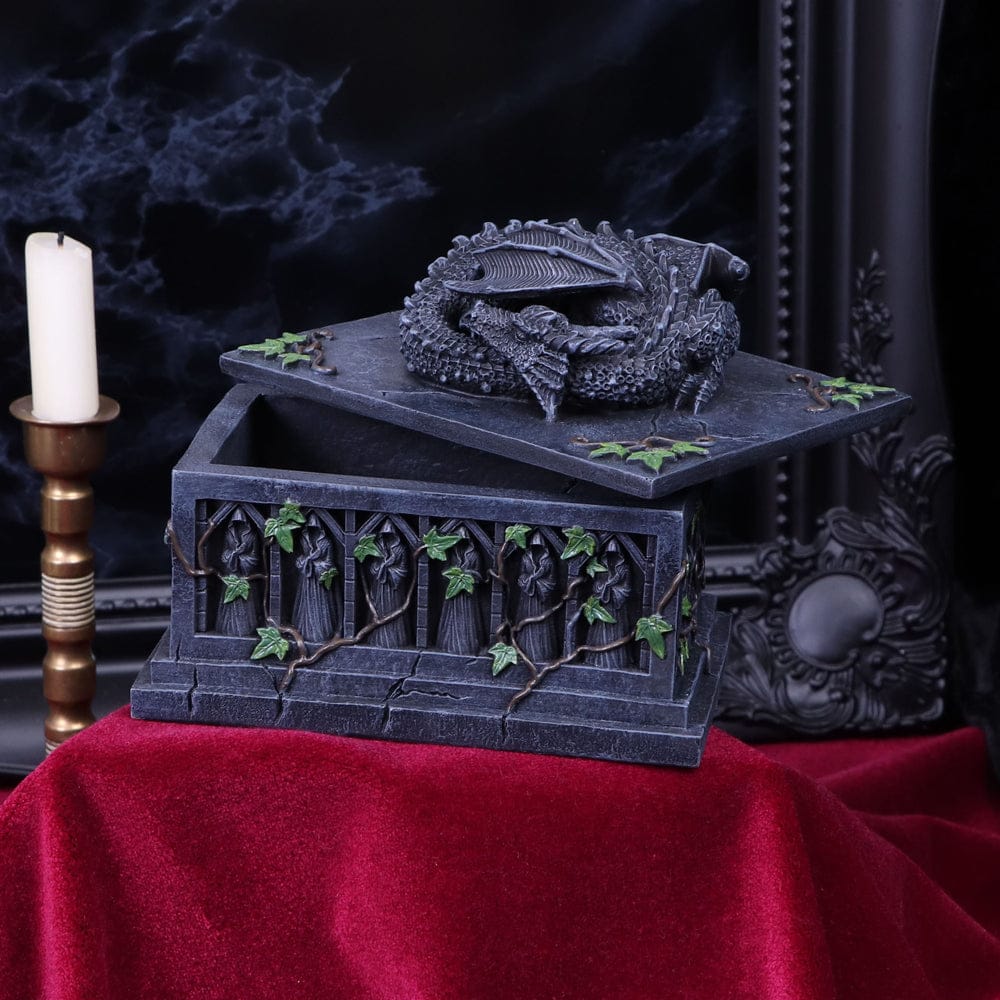 NEMESIS NOW DRAGON škatla za karte 18CM 801269006020