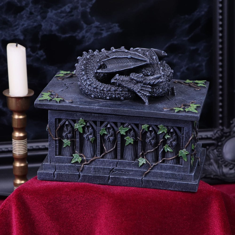 NEMESIS NOW DRAGON škatla za karte 18CM 801269006020