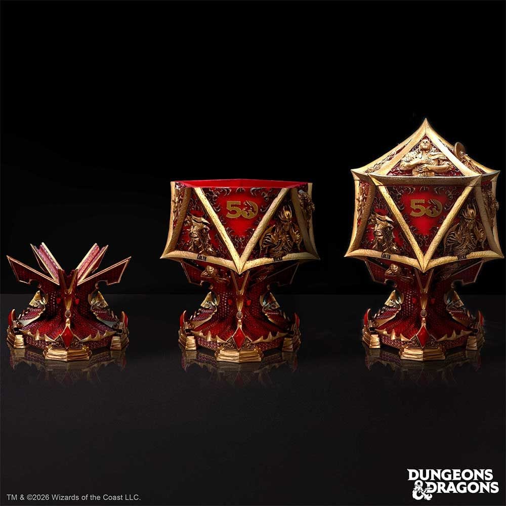 NEMESIS NOW DUNGEONS & DRAGONS 50TH ANNIVERSARY COLLECTORS škatla 26CM - POŠKODOVANA EMBALAŽA 3200000004788