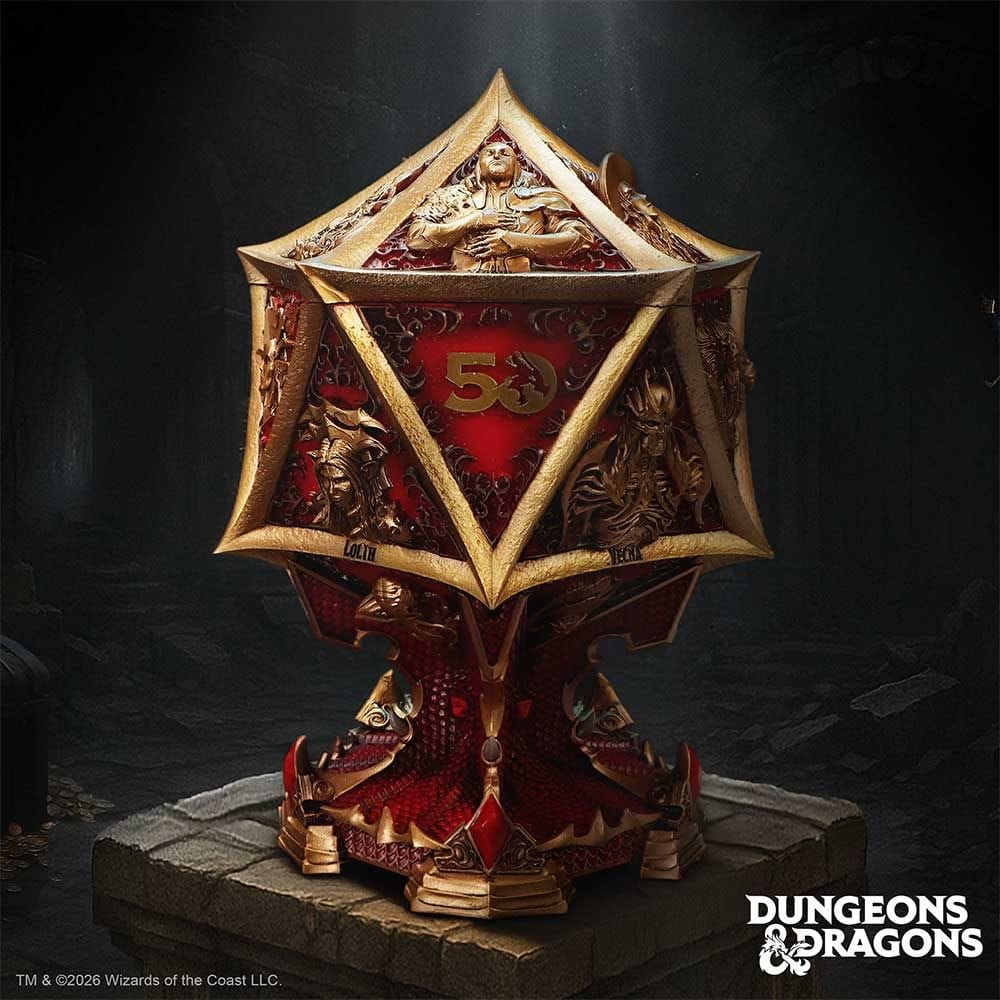 NEMESIS NOW DUNGEONS & DRAGONS 50TH ANNIVERSARY COLLECTORS škatla 26CM - POŠKODOVANA EMBALAŽA 3200000004788
