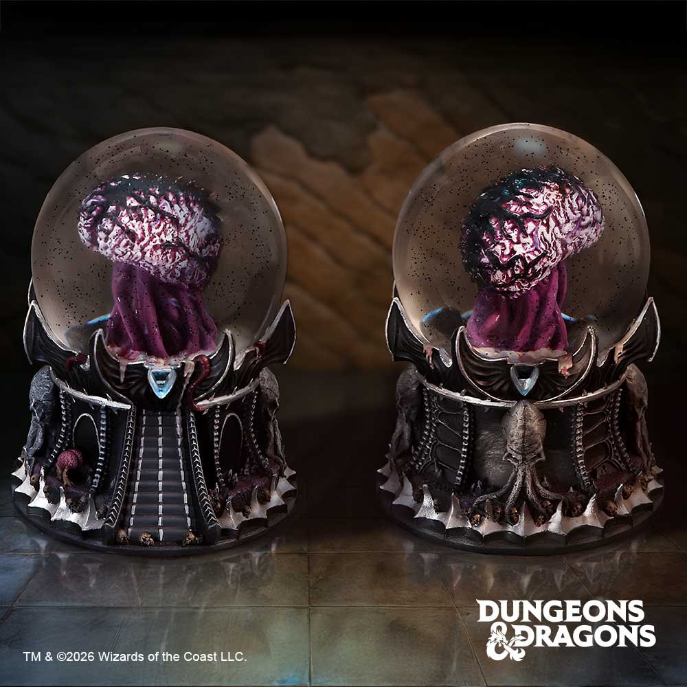 NEMESIS NOW DUNGEONS & DRAGONS ELDER BRAIN snežna krogla 15CM 801269161484