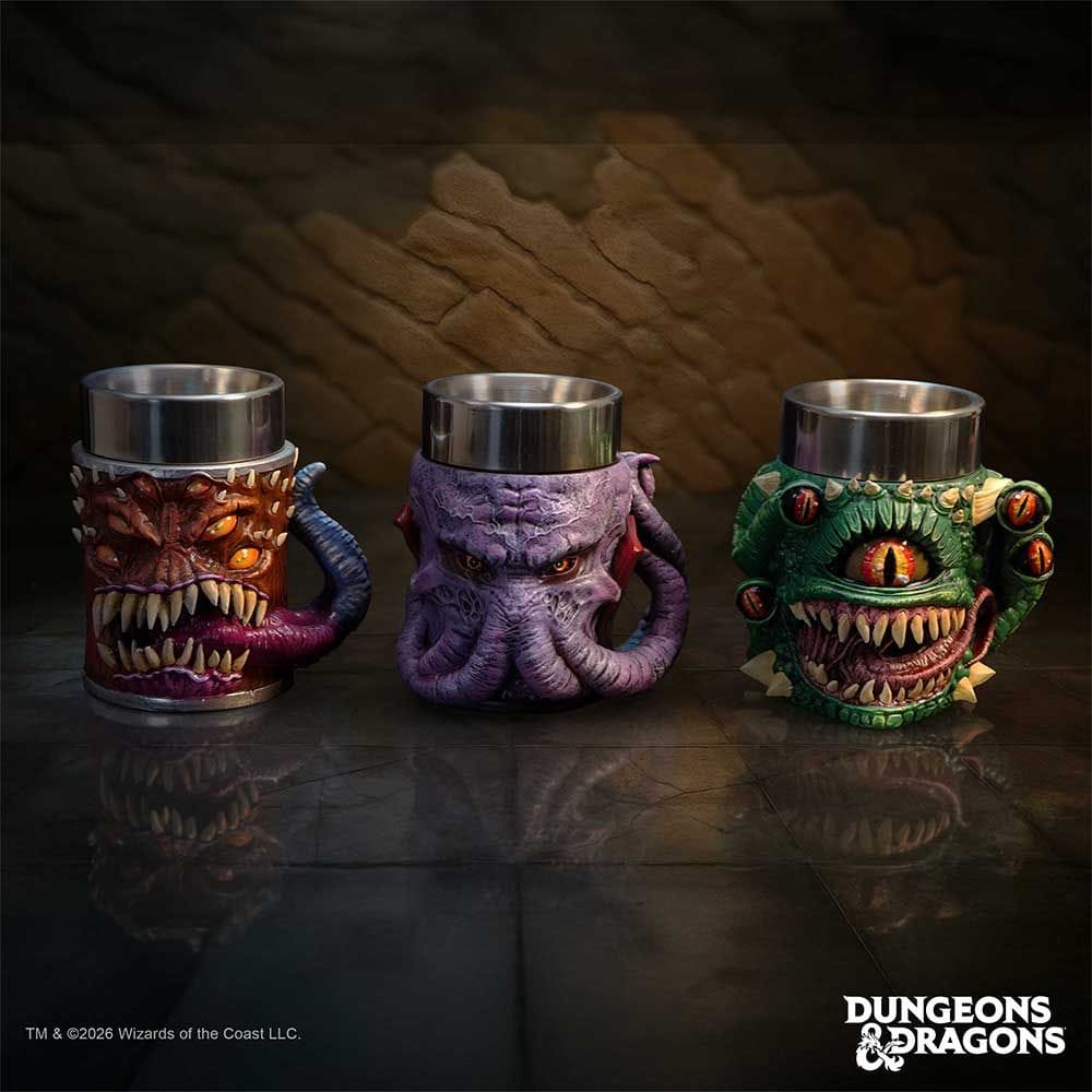 NEMESIS NOW DUNGEONS & DRAGONS MINI MONSTER set malih vrčev 8.8CM 801269160074