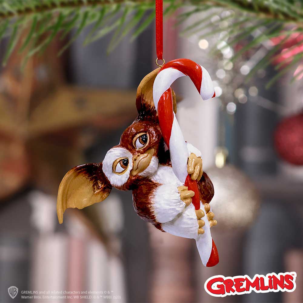 NEMESIS NOW GREMLINS GIZMO CANDY CANE viseči okrasek 11CM 801269151072