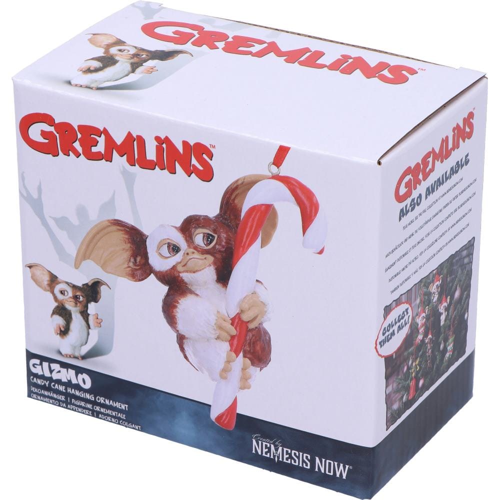 NEMESIS NOW GREMLINS GIZMO CANDY CANE viseči okrasek 11CM 801269151072