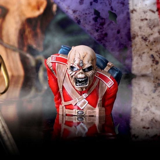 NEMESIS NOW Iron Maiden the Trooper doprsni kip dekorativna škatlica - POŠKODOVANA EMBALAŽA 3200000004856