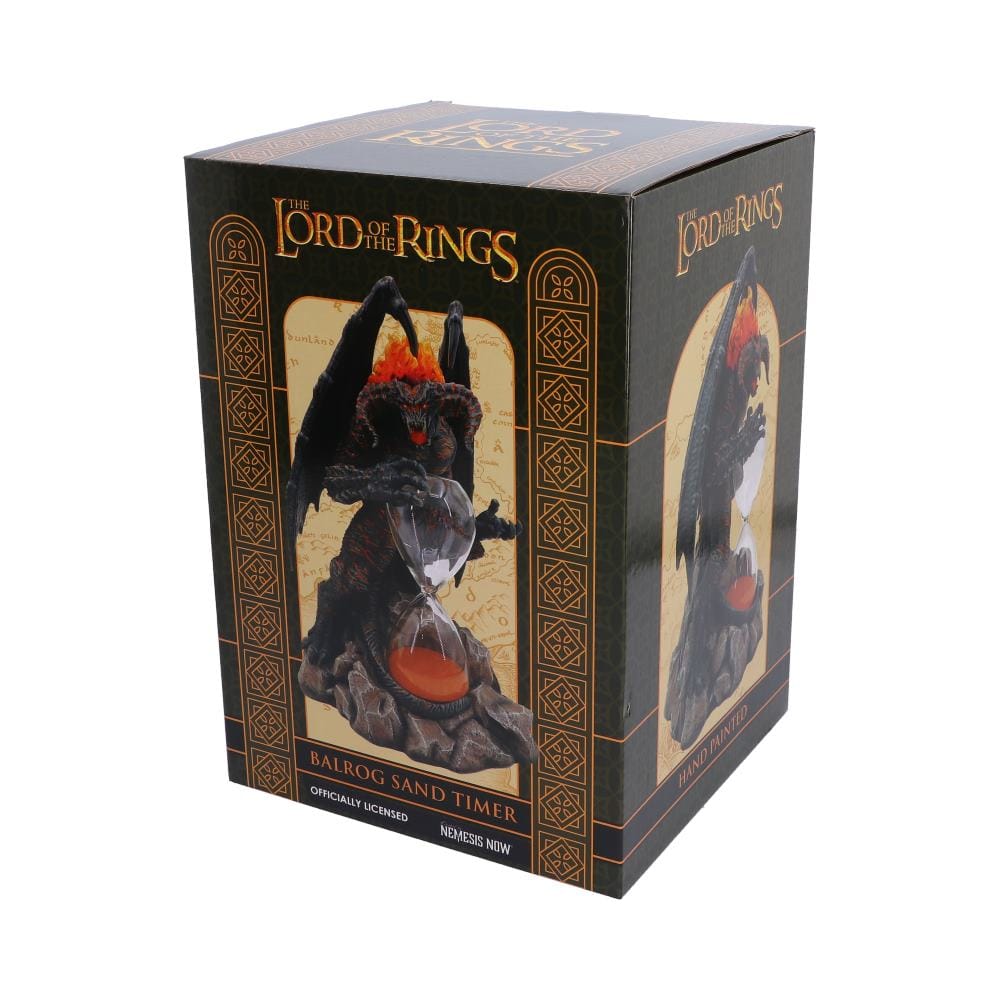 NEMESIS NOW - LORD OF THE RINGS - BALROG PEŠČENA URA 23,9 CM 801269164317